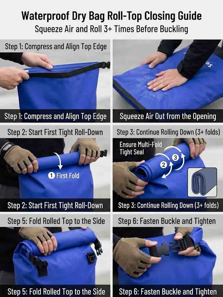 రోల్ టాప్ డ్రై బ్యాగ్‌లు: అవి జలనిరోధిత నిల్వ ఉత్పత్తులపై ఎందుకు ఆధిపత్యం చెలాయిస్తున్నాయి